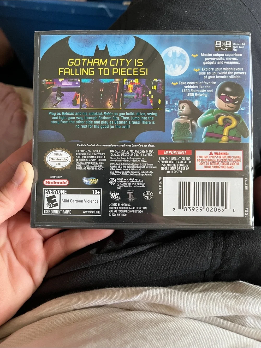 Lego Batman The Videogame Nintendo DS - Black, Yellow, Red, Green, Blue